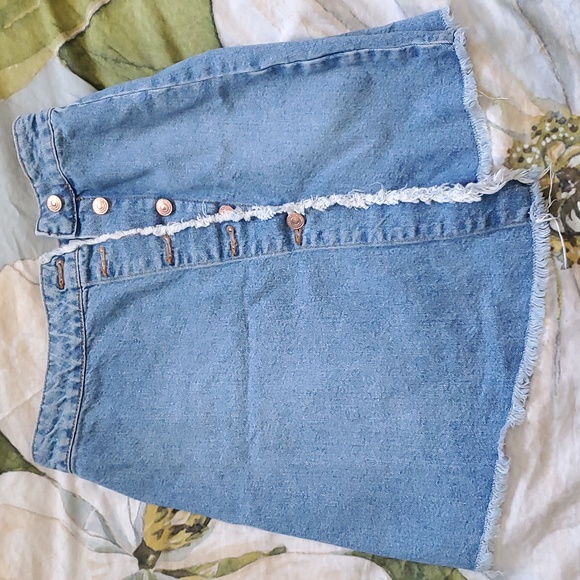 Zara asymmetrical denim skirt - Picture 1 of 4